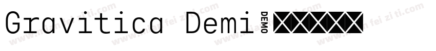 Gravitica Demi字体转换